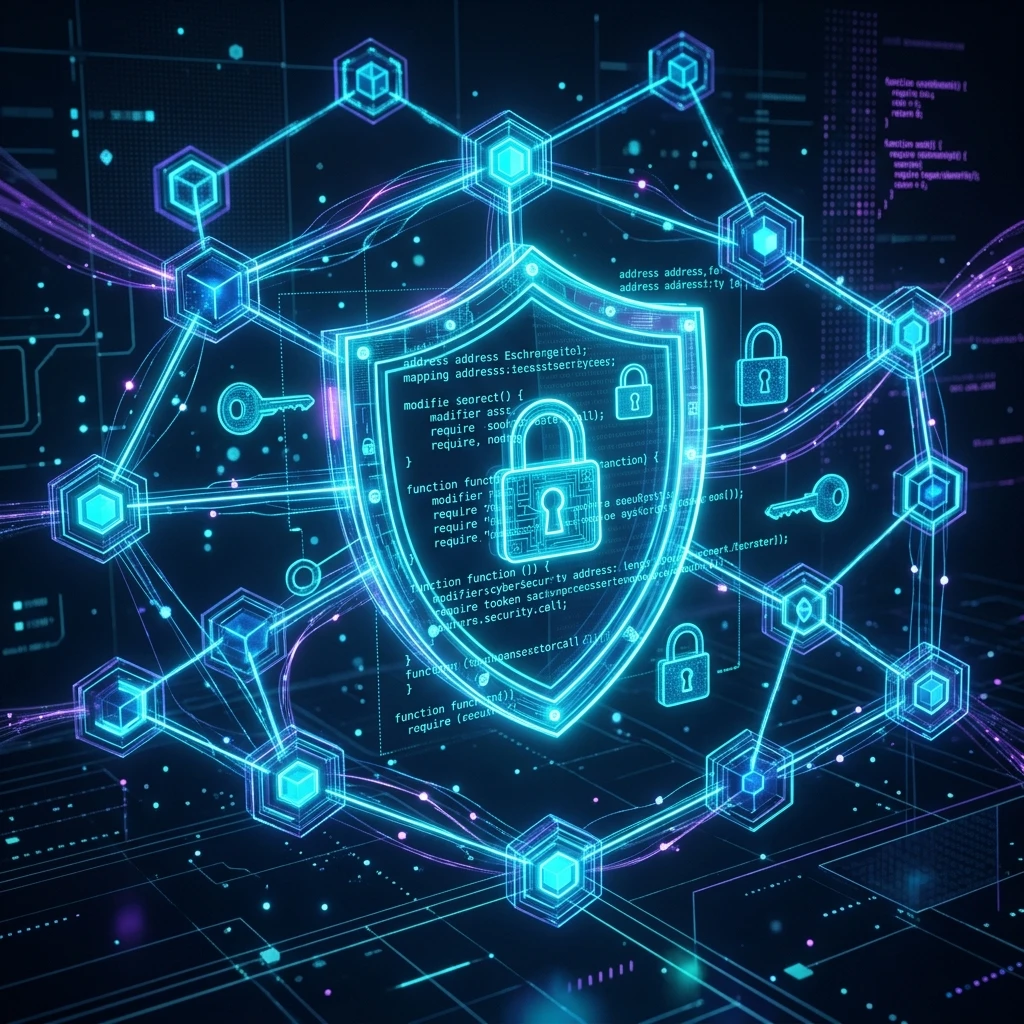 Blockchain Security & Smart Contract Best Practices background