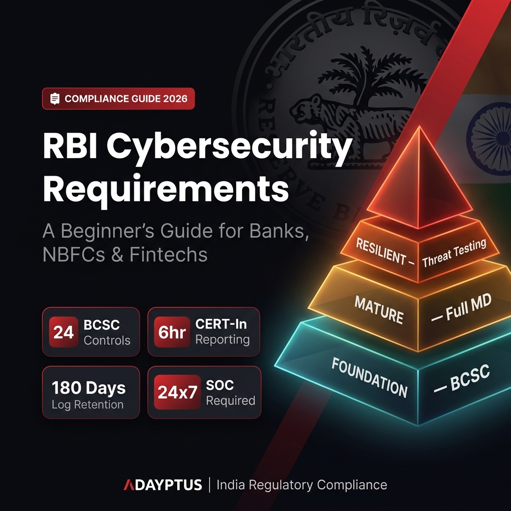 RBI Cybersecurity Requirements: A Beginner's Guide (2026) background